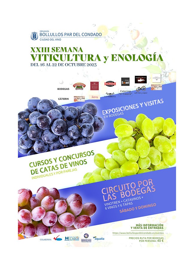 XXIII SEMANA DE LA VITICULTURA Y ENOLOGÍA EN EL CONDADO DE HUELVA