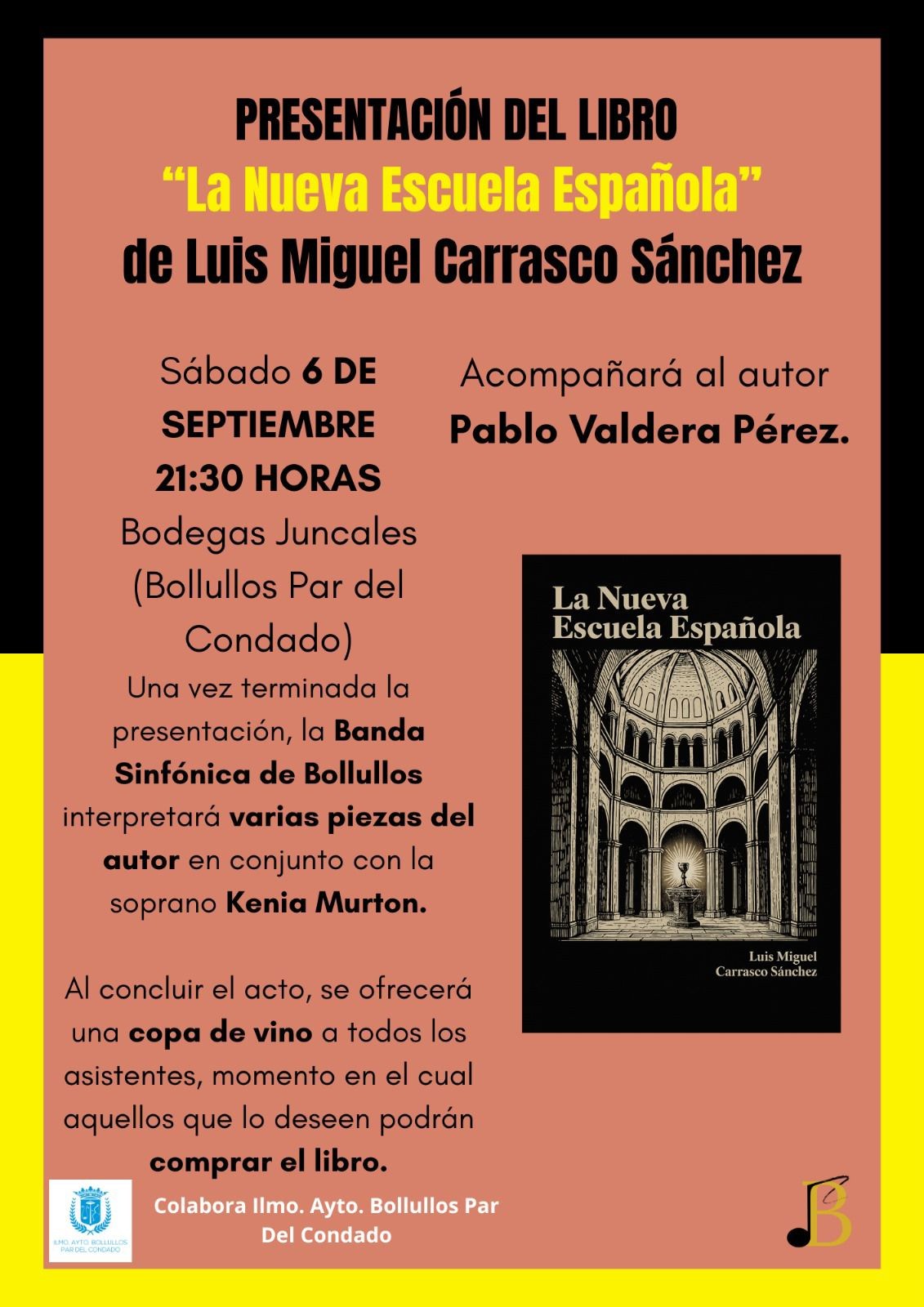 PRESENTACIÓN DEL LIBRO “LA NUEVA ESCUELA ESPAÑOLA” DE LUIS MIGUEL CARRASCO SÁNCHEZ