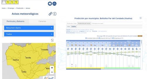 ALERTA AMARILLA EN EL CONDADO POR METEOROLOGÍA ADVERSA - Jueves 13 marzo 2025