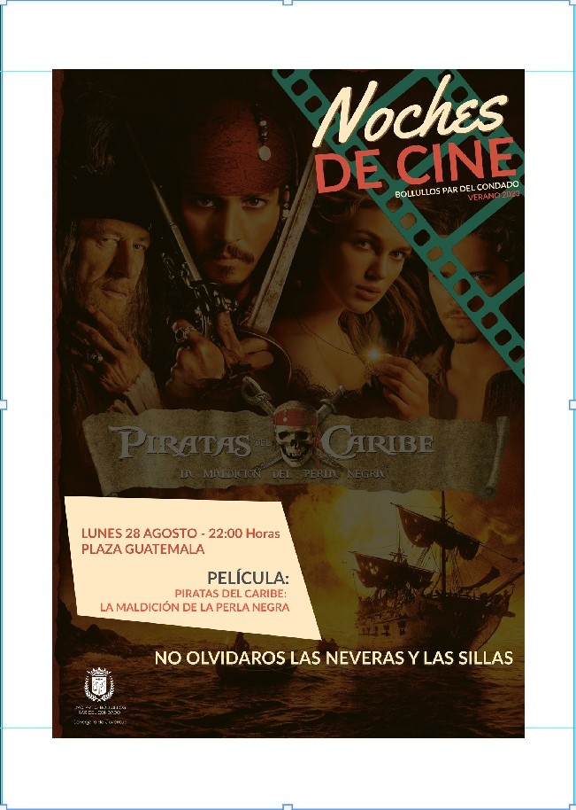 ESTE LUNES 28 DE AGOSTO ÚLTIMA “NOCHE DE CINE” DEL VERANO 2023