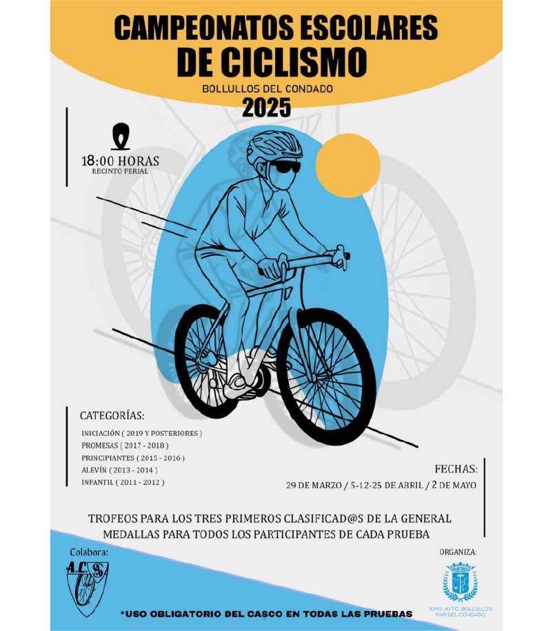 CAMPEONATOS ESCOLARES DE CICLISMO 2025