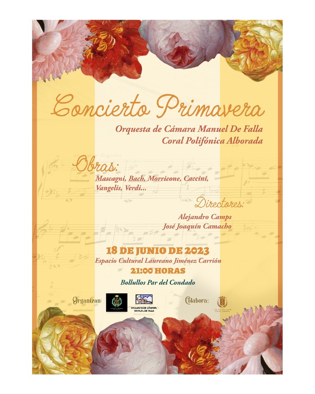 DOMINGO 18 DE JUNIO. CONCIERTO DE PRIMAVERA