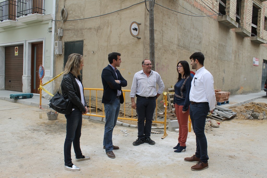 El Alcalde visita las obras PFEA