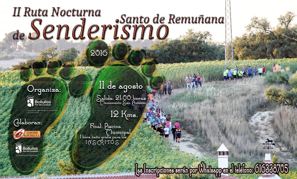2ª Ruta Nocturna de Senderismo "Santo de Remuñana"
