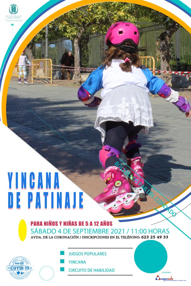YINCANA, JUEGOS Y CIRCUITO DE PATINAJE PARA NIÑOS EN LA CORONACIÓN