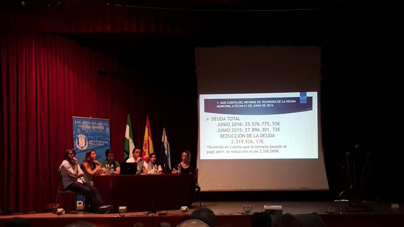 El balance de la Asamblea Ciudadana presentó una reducción de la deuda de 2'5 millones de euros en s