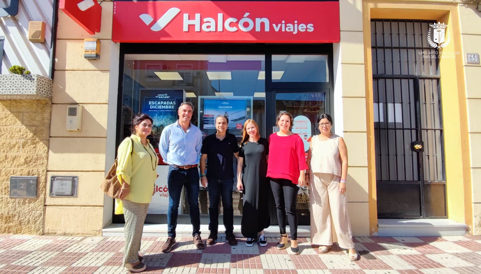 EL ALCALDE VISITA LAS NUEVAS INSTALACIONES DE HALCÓN VIAJES EN SU 25 ANIVERSARIO