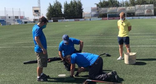 TRABAJOS DE MANTENIMIENTO EN EL ESTADIO MUNICIPAL ELOY ÁVILA CANO