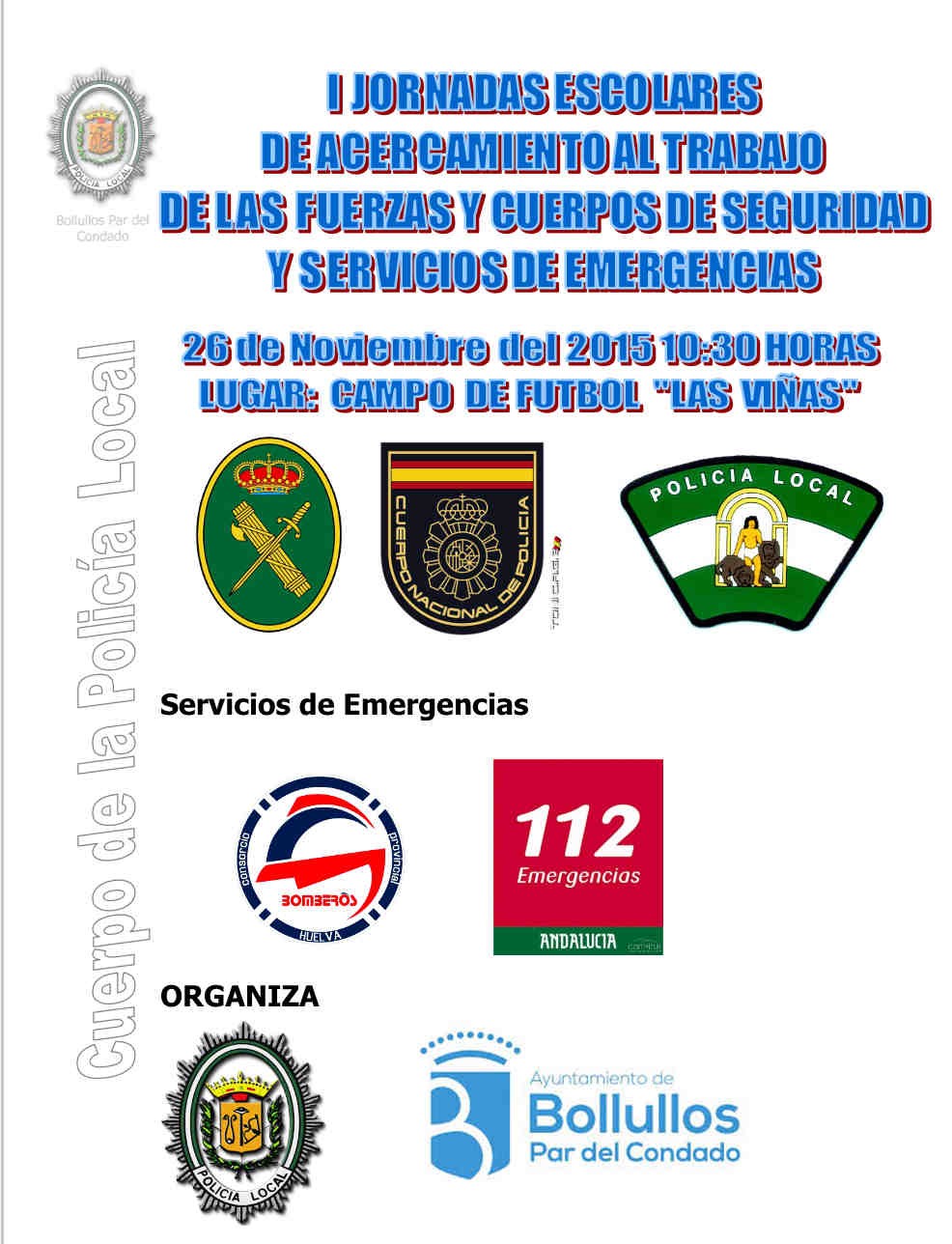 I Jornadas Escolares de acercamiento al trabajo de las Fuerzas y Cuerpos de Seguridad
