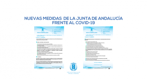 NUEVAS MEDIDAS JUNTA DE ANDALUCÍA FRENTE AL COVID-19