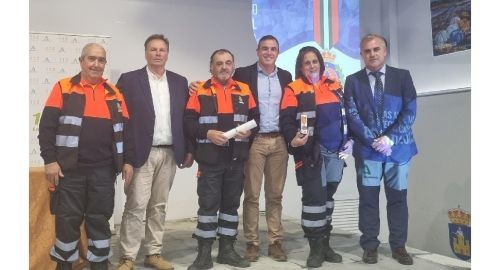 PROTECCIÓN CIVIL DE BOLLULLOS RECIBE LA MEDALLA AL MÉRITO DE LA JUNTA DE ANDALUCÍA