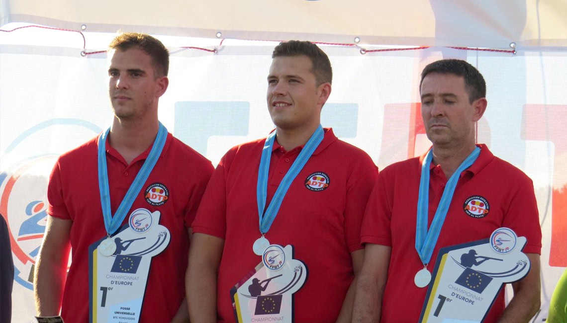 EL TIRADOR MATÍAS GONZÁLEZ CAMPEÓN DE EUROPA CON LA SELECCIÓN ESPAÑOLA Y SUBCAMPEÓN INDIVIDUAL