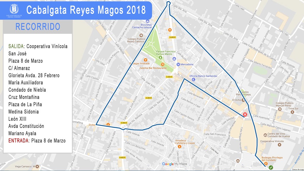 CABALGATA DE REYES MAGOS 2018: COMUNICADO OFICIAL