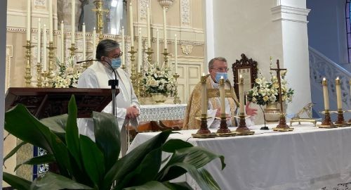 LA HERMANDAD DE Nª Sª DE LAS MERCEDES CELEBRÓ EL VIERNES UNA ORACIÓN POR LA PAZ EN UCRANIA