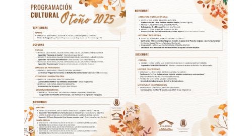 PROGRAMACIÓN OTOÑO CULTURAL 2025