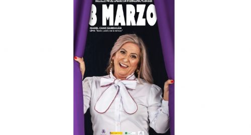 CARTEL ANUNCIADOR DEL 8 DE MARZO - DÍA INTERNACIONAL DE LA MUJER 2025