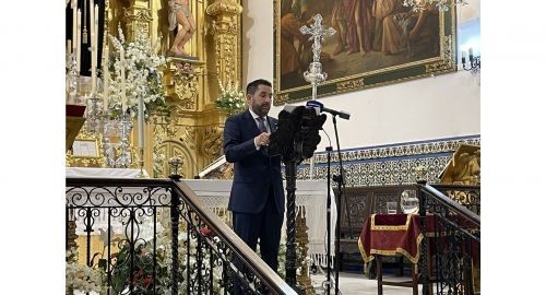 SANTIAGO ASUERO IGLESIAS PREGONERO DE LA HERMANDAD DEL ROCÍO DE BOLLULLOS