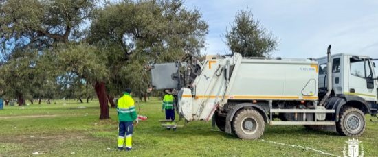 FINALIZADOS LOS TRABAJOS DE LIMPIEZA DE NUESTRA DEHESA TRAS LA CELEBRACIÓN DEL DÍA DE SAN SEBASTIÁN