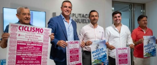 EL ALCALDE DE BOLLULLOS PRESENTA EN DIPUTACIÓN EL LXXIII GRAN PREMIO DE CICLISMO