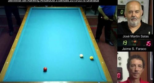 Jaime Sánchez Faraco, campeón de Andalucía de billar a 3 bandas
