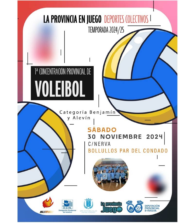 I CONCENTRACIÓN PROVINCIAL DE VOLEIBOL 2024