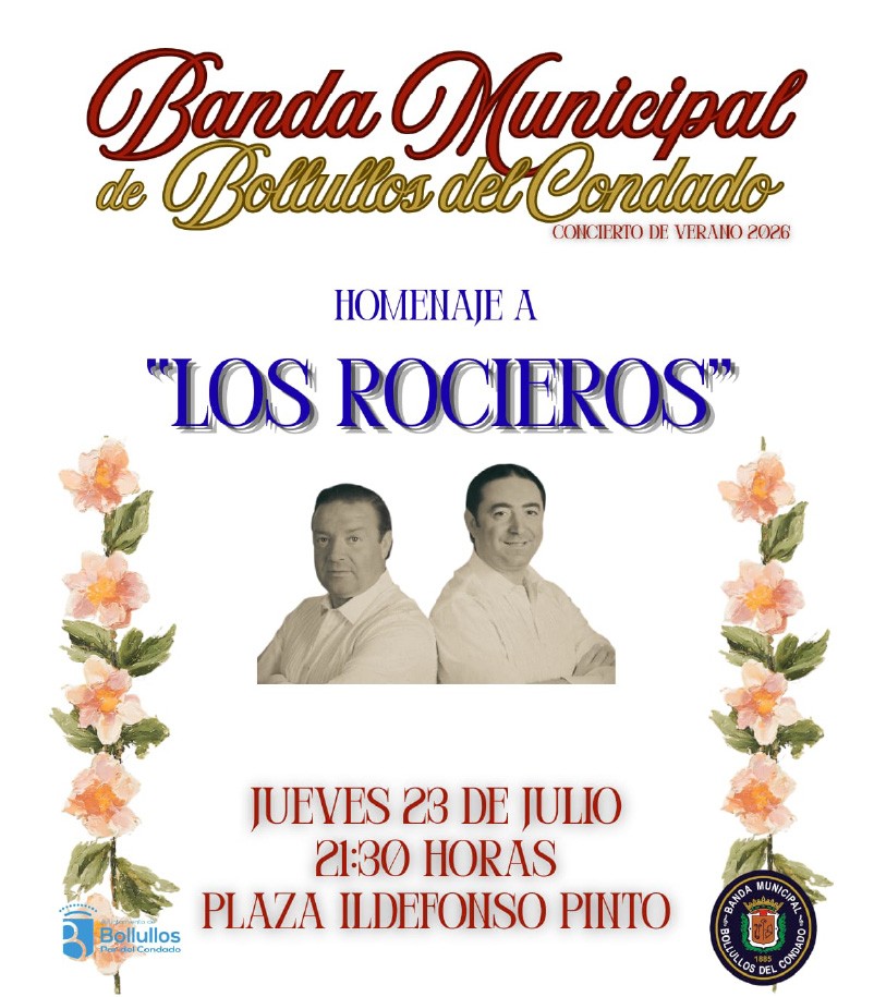 CONCIERTO DE VERANO DE LA BANDA MUNICIPAL "HOMENAJE A LOS ROCIEROS"