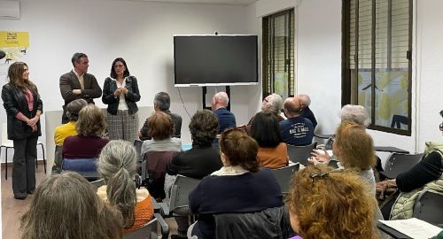 EL ALCALDE RECIBE A LA RECTORA DE LA UNIVERSIDAD DE HUELVA