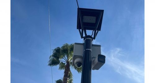 LA NUEVA CÁMARA DE VIDEO VIGILANCIA EN LA PLAZA DEL PENSIONISTA REFUERZA LA SEGURIDAD