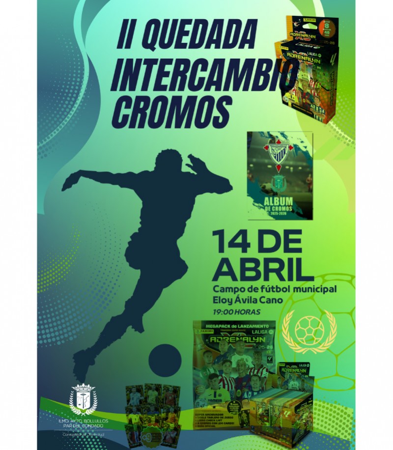 II QUEDADA INTERCAMBIO DE CROMOS ADRENALYN