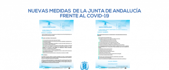 NUEVAS MEDIDAS JUNTA DE ANDALUCÍA FRENTE AL COVID-19