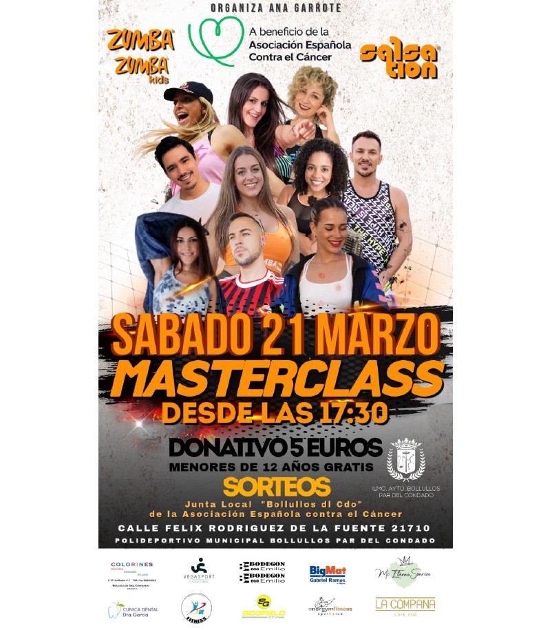 MASTERCLASS SOLIDARIA DE ZUMBA 2026