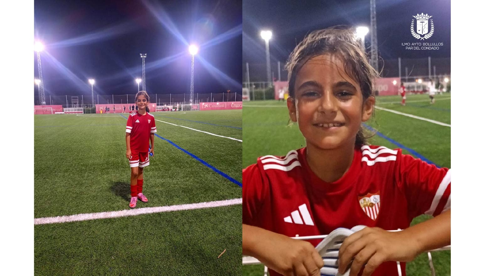 TERESA CÁRDENAS JUGADORA DE LAS ESCUELAS DEPORTIVAS CONVOCADA A UN ENTRENAMIENTO CON EL SEVILLA FC