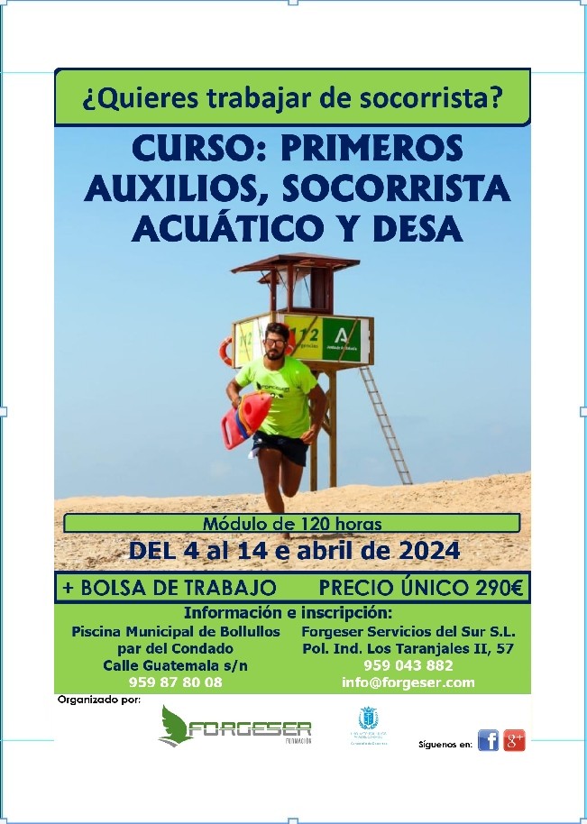 CURSO SOCORRISTA ACUÁTICO EN BOLLULLOS