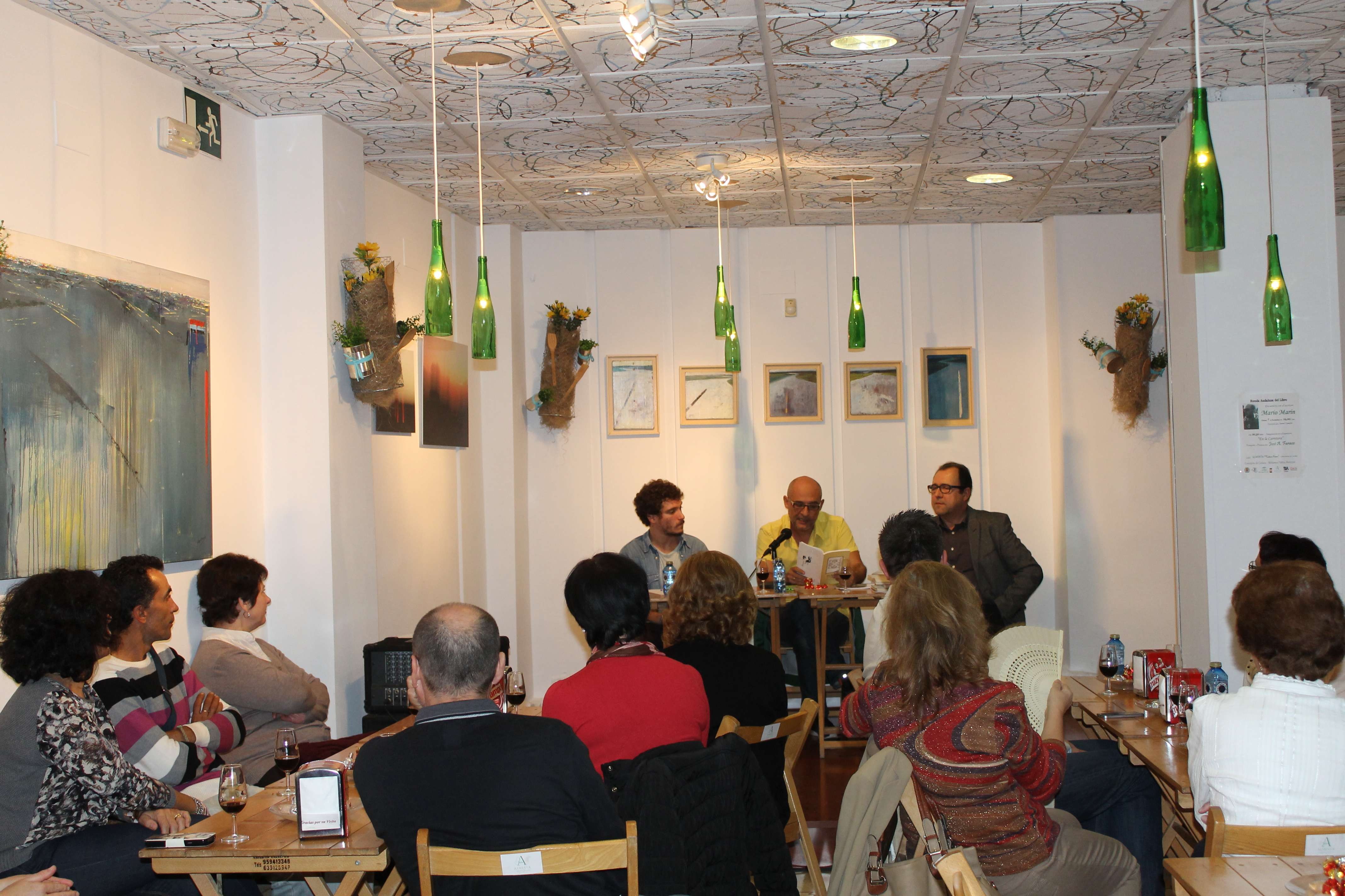 ENCUENTRO CON EL AUTOR MARIO MARIN EN BOLLULLOS PAR DEL CONDADO 