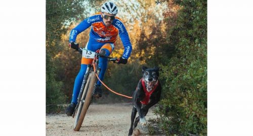 DAVID JIMÉNEZ Y MURDOCK SUBCAMPEONES DE ANDALUCÍA EN BIKEJORING