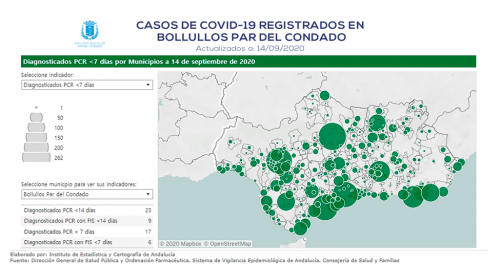 CASOS COVID-19 REGISTRADOS EN BOLLULLOS - ACTUALIZADOS