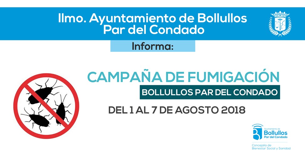 CAMPAÑA DE FUMIGACIÓN CONTRA INSECTOS EN BOLLULLOS