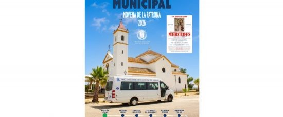 EL AYUNTAMIENTO PONE EL BUS SOCIAL AL SERVICIO DE LOS FIELES PARA LA NOVENA 2026 DE NUESTRA PATRONA