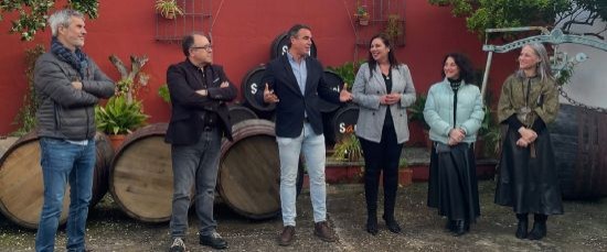 INAUGURACIÓN DE LA EXPOSICIÓN DE JESÚS PUENTE EN BODEGAS SAUCI