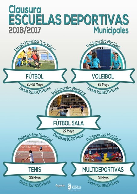 CLAUSURA DE LA ESCUELAS DEPORTIVAS MUNICIPALES 2016-17