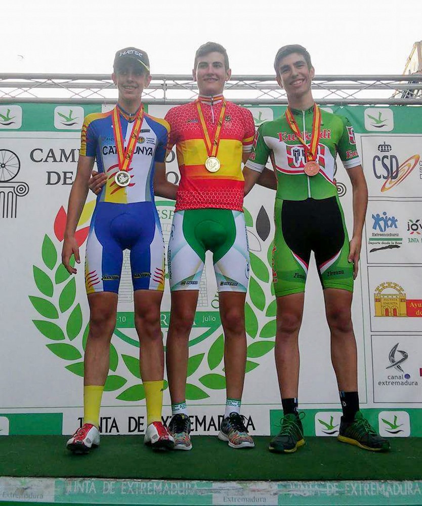 LOS CAMPEONATOS DE ESPAÑA DE CICLISMO LUCIÓ EL COLOR ANDALUZ DE LA MANO DE CARLOS RODRÍGUEZ