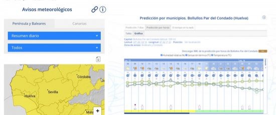 ALERTA AMARILLA EN EL CONDADO POR METEOROLOGÍA ADVERSA - Jueves 13 marzo 2025