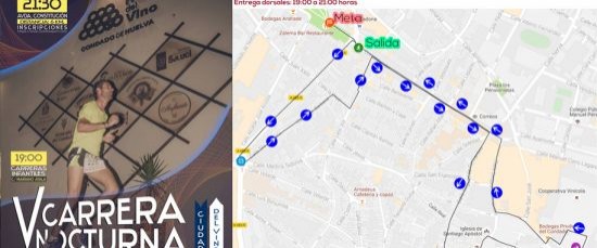 PRESENTACIÓN DE LA V CARRERA NOCTURNA CIUDAD DEL VINO - Recorrido