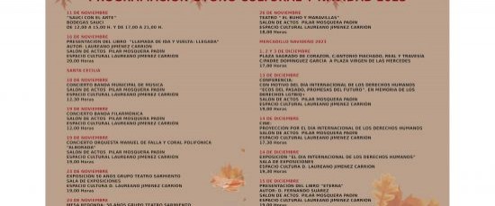 PROGRAMACIÓN OTOÑO CULTURAL DE BOLLULLOS