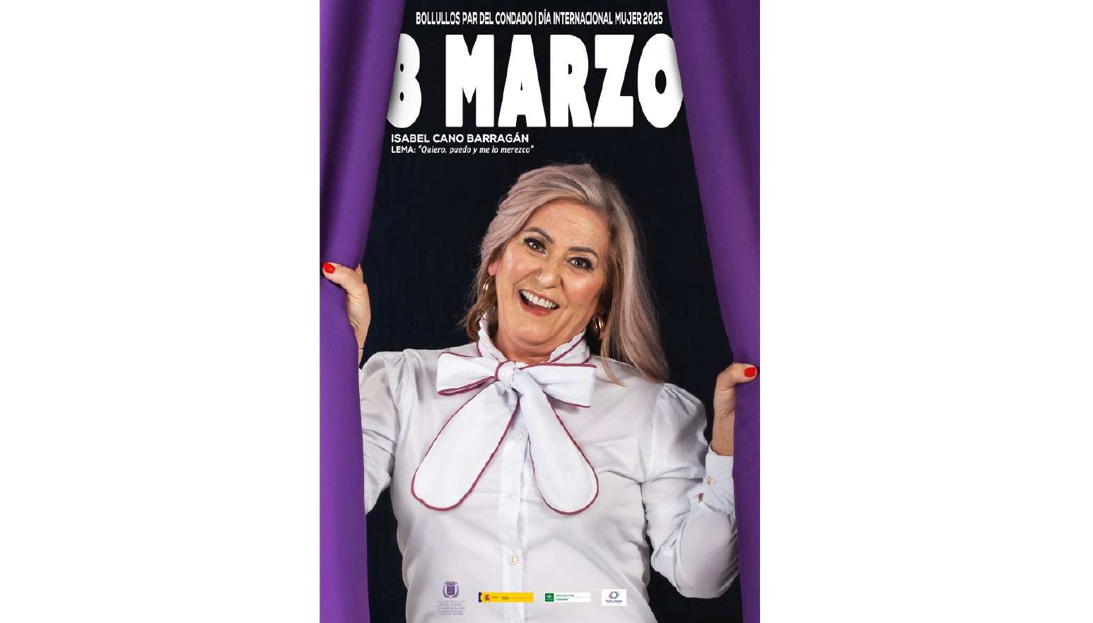 CARTEL ANUNCIADOR DEL 8 DE MARZO - DÍA INTERNACIONAL DE LA MUJER 2025