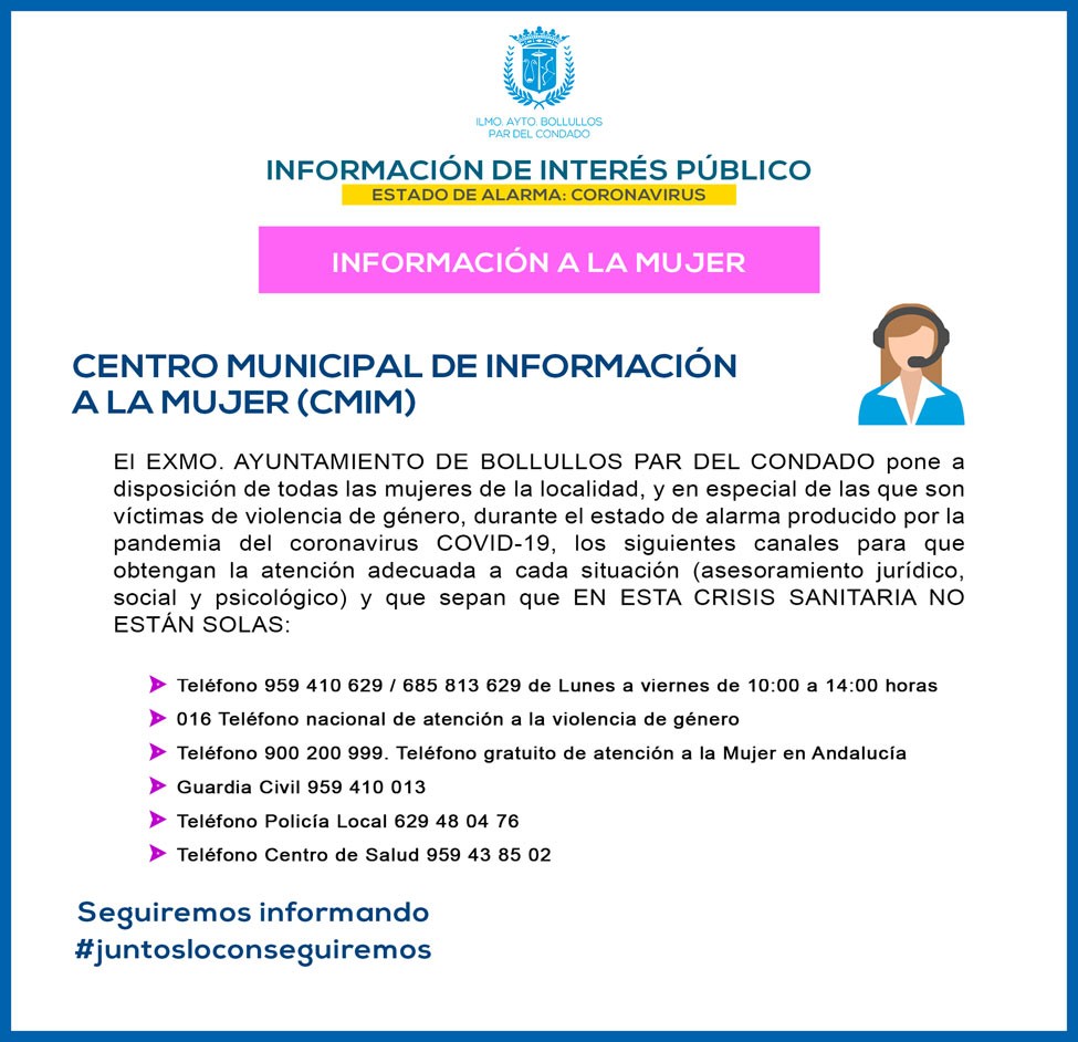 CENTRO MUNICIPAL DE INFORMACIÓN A LA MUJER (CMIM) - CORONAVIRUS