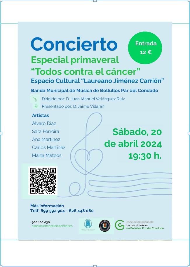 CONCIERTO ESPECIAL DE PRIMAVERA DE LA ASOCIACIÓN CONTRA EL CÁNCER