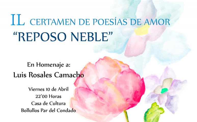 BASES IL CERTAMEN DE POESÍAS DE AMOR "REPOSO NEBLE"