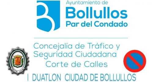 Corte de calles y circulación para el I Duatlon Ciudad de Bollullos