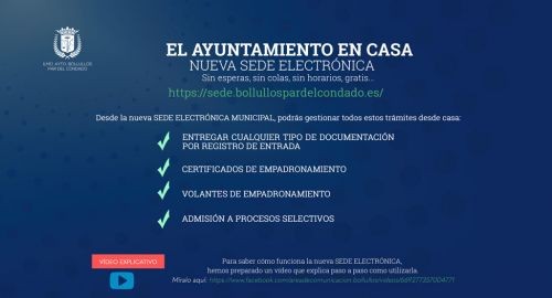 EL AYUNTAMIENTO EN CASA – NUEVA SEDE ELECTRÓNICA